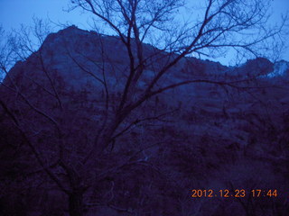 Zion National Park - Angels Landing hike - dusk