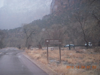 Zion National Park - cloudy dawn