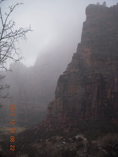 Zion National Park - cloudy dawn drive