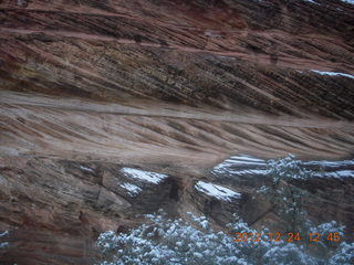 Zion National Park - cloudy, foggy Observation Point hike