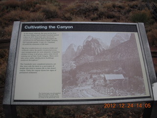 Zion National Park - cloudy, foggy Observation Point hike