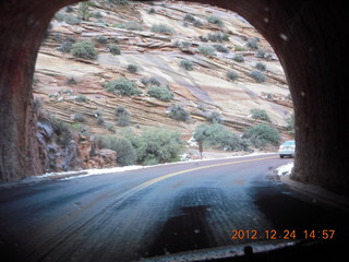 Zion National Park - drive - tunnel