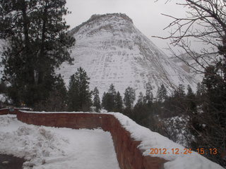 Zion National Park - drive - Checkerboard Mesa