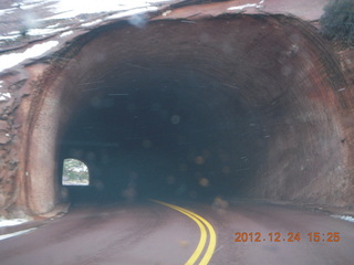 Zion National Park - drive - tunnel