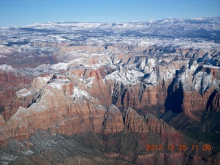 aerial - Zion National Park