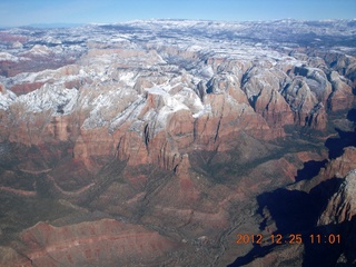 aerial - Zion National Park