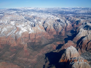 aerial - Zion National Park