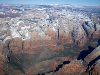 aerial - Zion National Park