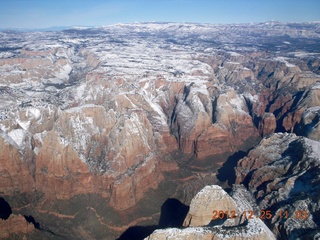 aerial - Zion National Park