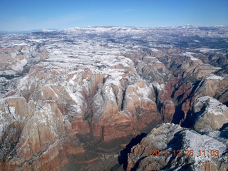 aerial - Zion National Park