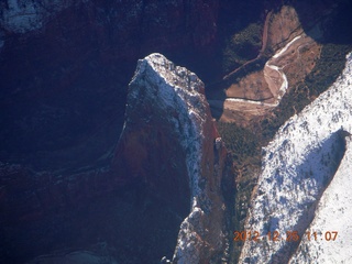 aerial - Zion National Park - Observation Point