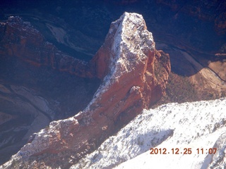 aerial - Zion National Park - Observation Point