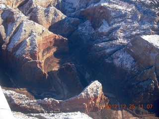 107 84r. aerial - Zion National Park - Angels Landing