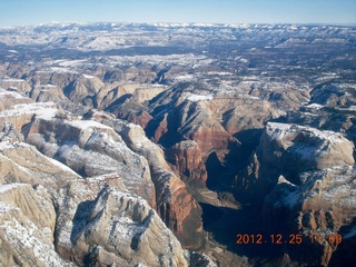 aerial - Zion National Park