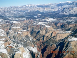 aerial - Zion National Park