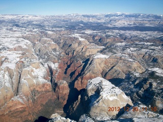 aerial - Zion National Park