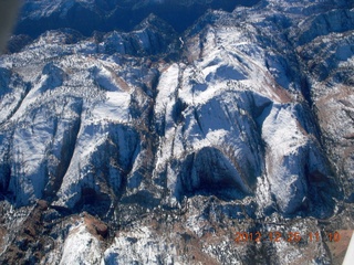 aerial - Zion National Park area