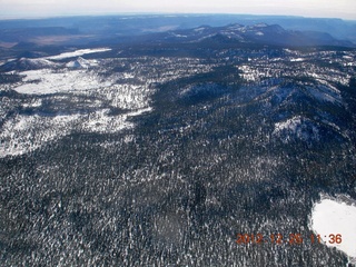 aerial - north of Grand Canyon