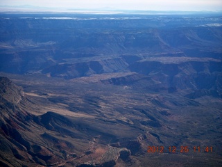 aerial - north of Grand Canyon