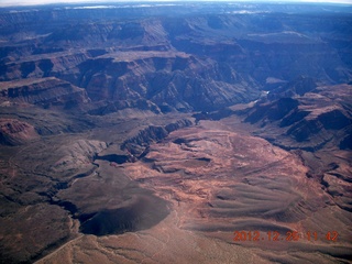 aerial - north of Grand Canyon