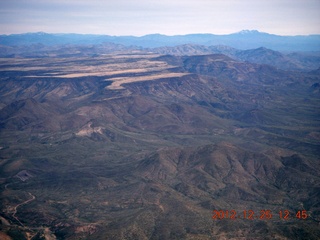 187 84r. aerial - plateau and canyons north of Phoenix