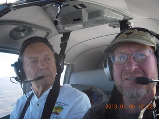 Larry J and Adam flying in N8377W