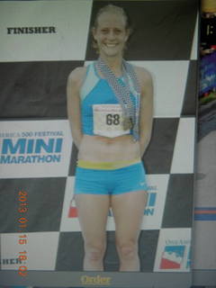 picture of erin vergara on my monitor