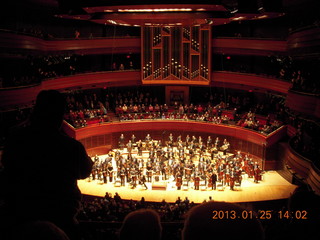 my empty seat at Philadelphia Orchestra concert