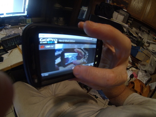 GoPro picture of GoPro monitor