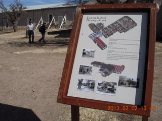 Empire Ranch tour - sign