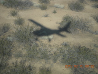 Eagle Roost flight in Charles R's airplane - shadow