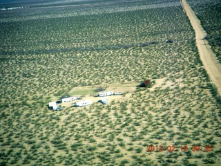 aerial - Eagle Roost flight in Charles R's airplane - ranch