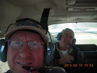 Judd and Adam flying in N8377W