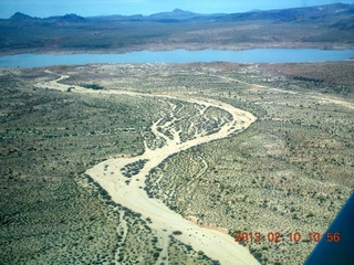 aerial - Eagle Roost flight in Charles R's airplane - Alamo Lake airstrip