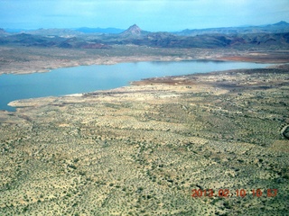 242 86a. aerial - Eagle Roost flight in Charles R's airplane - Alamo Lake