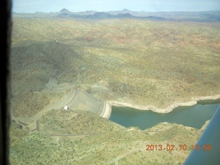 245 86a. aerial - Eagle Roost flight in Charles R's airplane - Alamo Lake