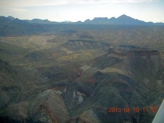 250 86a. aerial - Eagle Roost flight in Charles R's airplane - Alamo Lake area