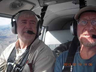 373 86a. Jim G and Adam flying in N8377W