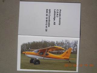 Jim G's card