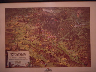 Kearny cartoon map