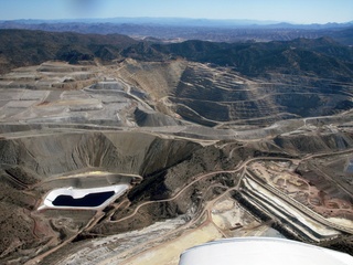 aerial - Globe area - mine