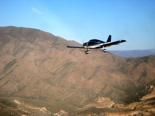 N8483R in flight near Four Peaks (aaphoto)