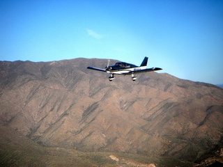 N8483R in flight near Four Peaks (aaphoto)