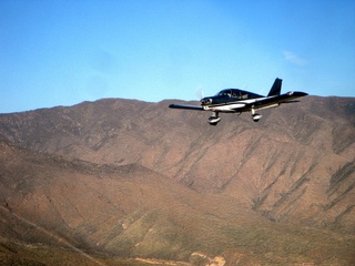 N8483R in flight near Four Peaks (aaphoto)