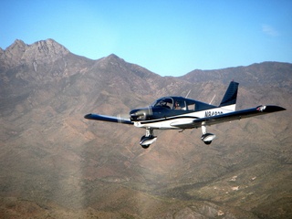 N8483R in flight near Four Peaks (aaphoto)