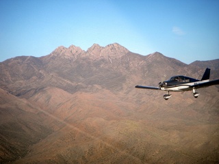 N8483R in flight near Four Peaks (aaphoto)