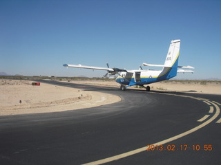 Buckeye jump airplane taking off