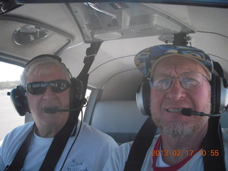 1058 86h. Jim G and Adam flying in N8377W