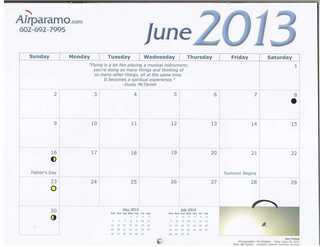 Powered parachute calendar from Motown fly-in