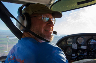 Jim G and Adam flying in N8377W